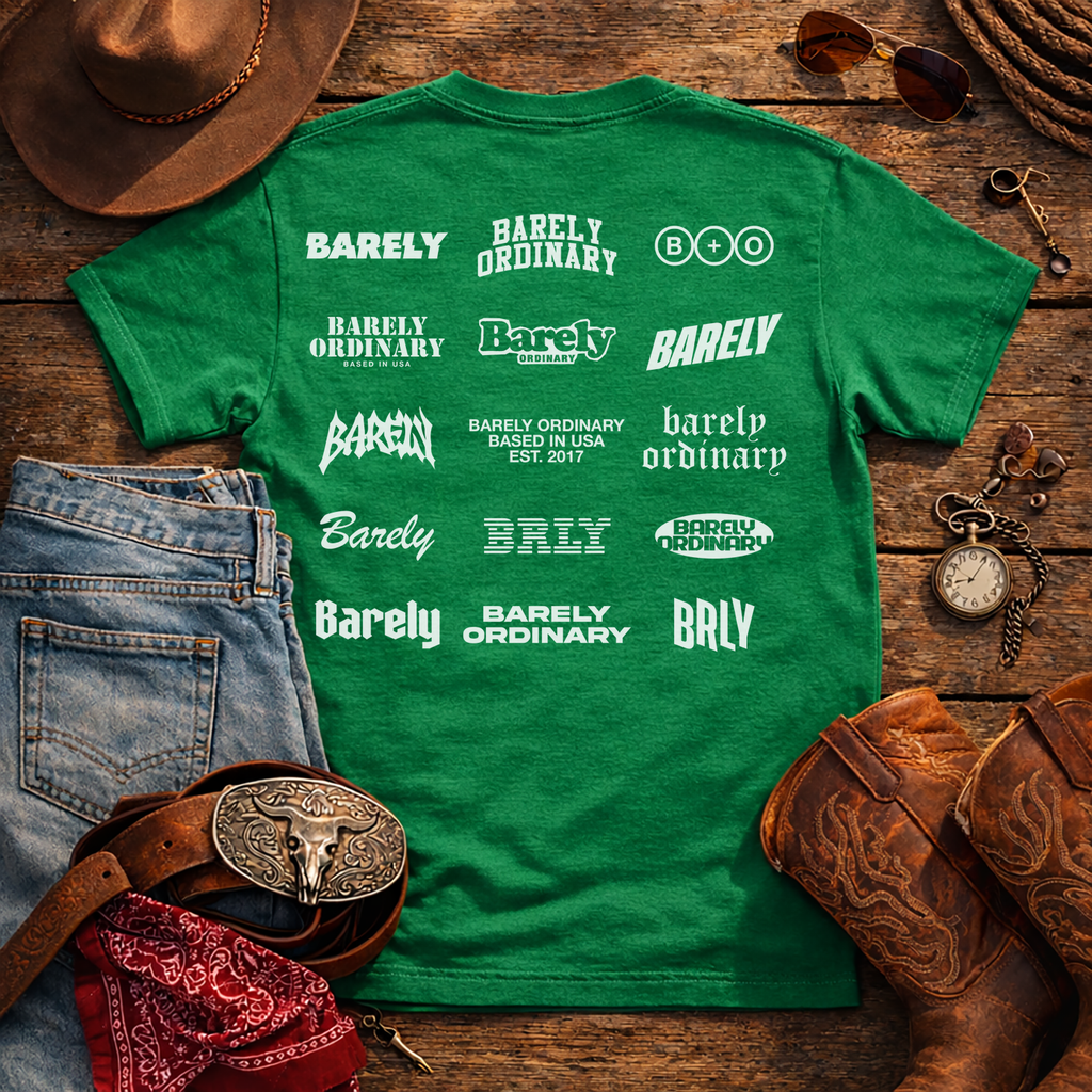 Barely "Logos" Tee (Kelly)