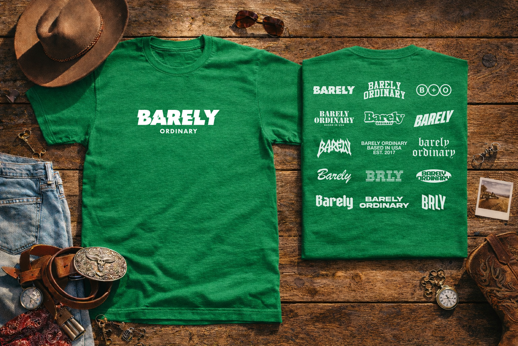 Barely "Logos" Tee (Kelly)