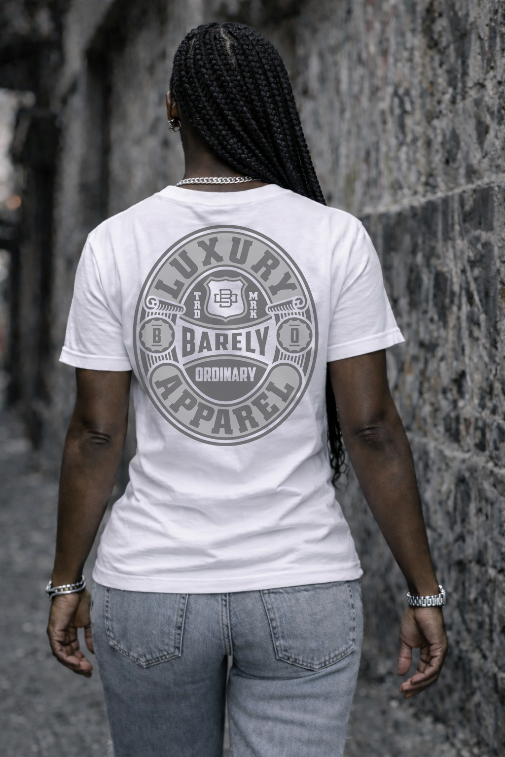 Barely "Luxury Apparel" Tee