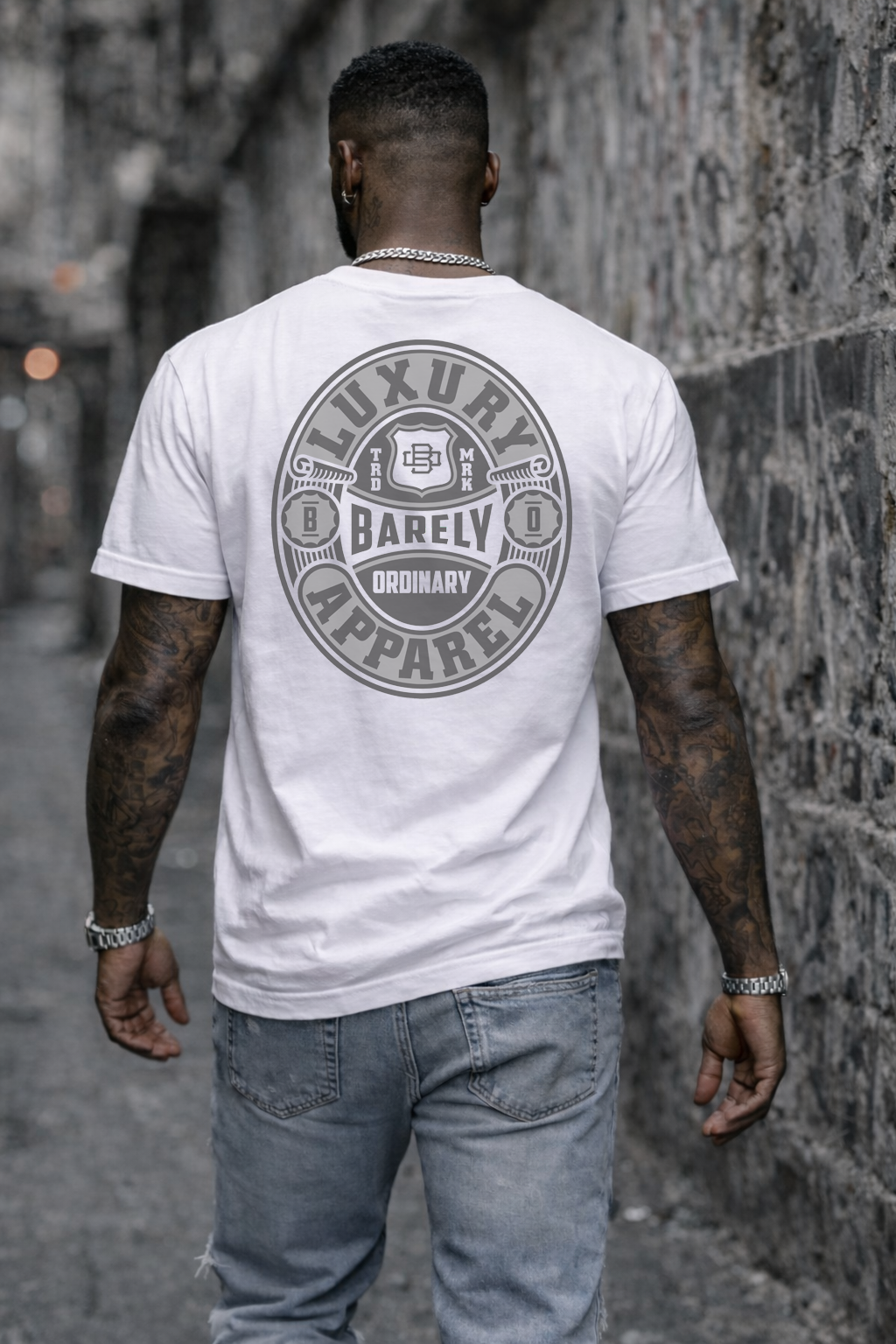 Barely "Luxury Apparel" Tee