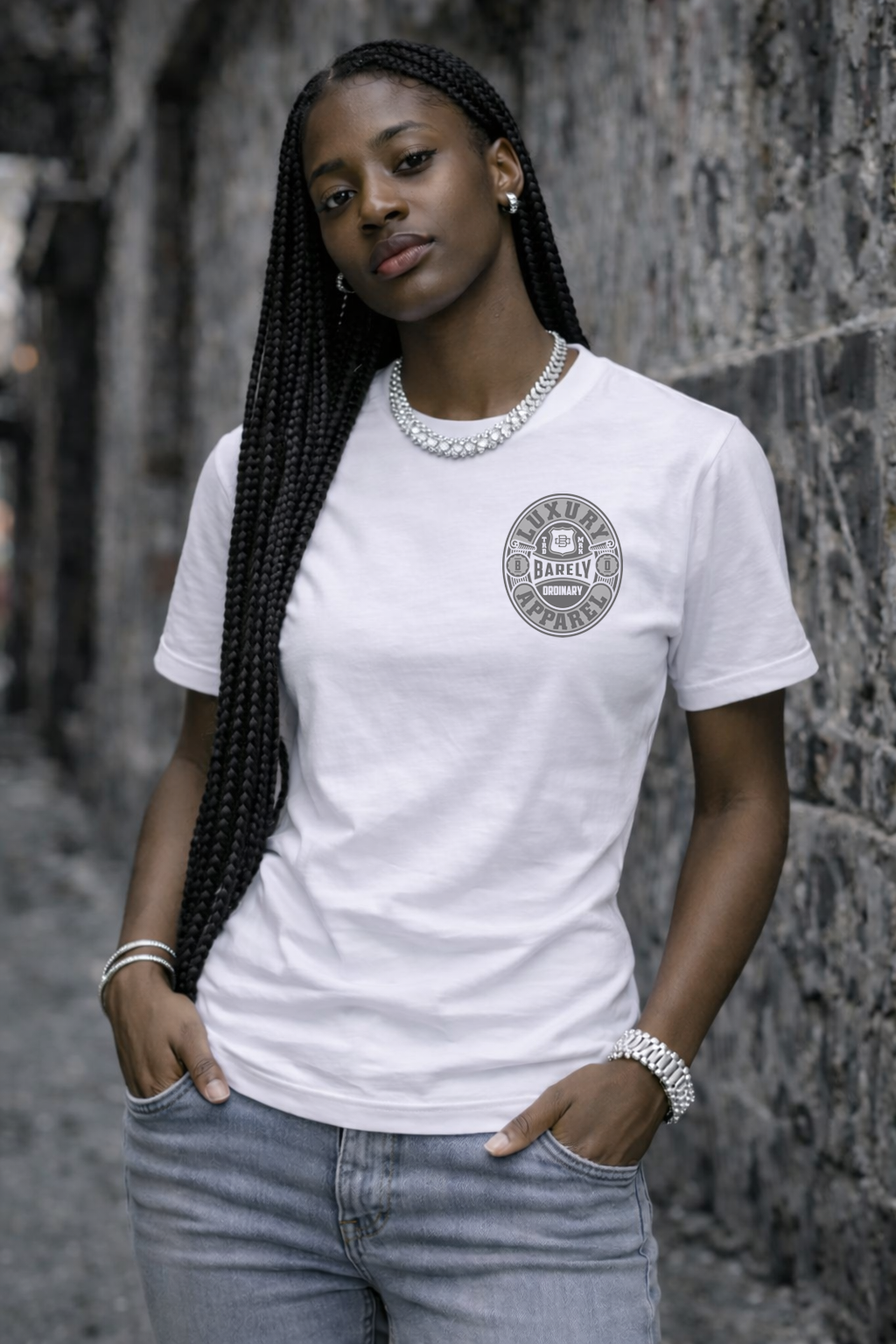 Barely "Luxury Apparel" Tee