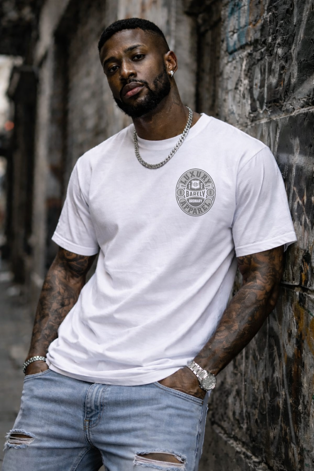 Barely "Luxury Apparel" Tee