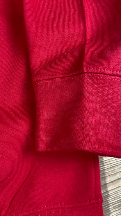 Barely "Big B" Logo Crew Neck Sweatshirt (Red/Blk)