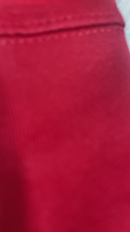 Barely "Big B" Logo Crew Neck Sweatshirt (Red/Wht)