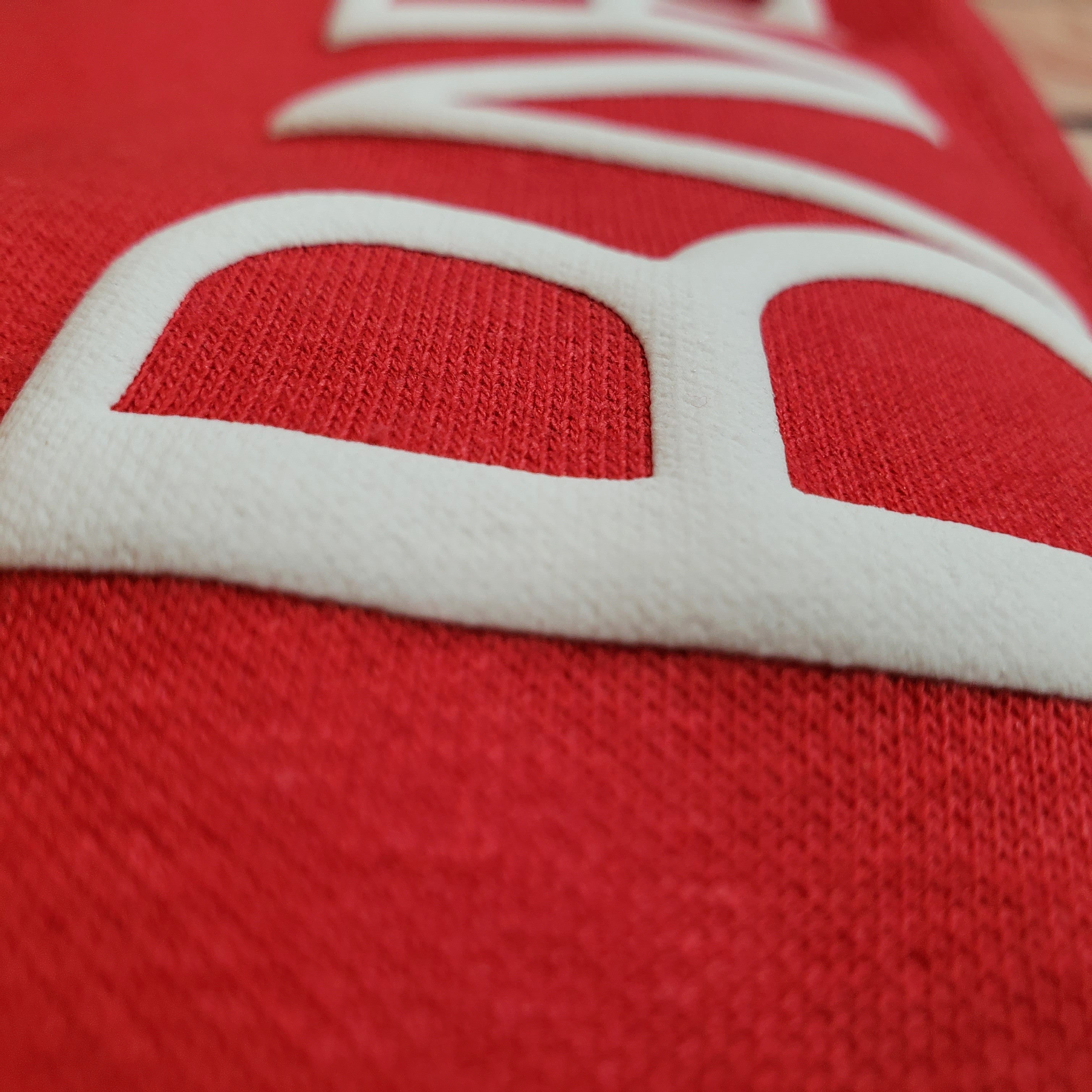Barely Puff Logo Joggers (Red/Wht) - Barely Ordinary