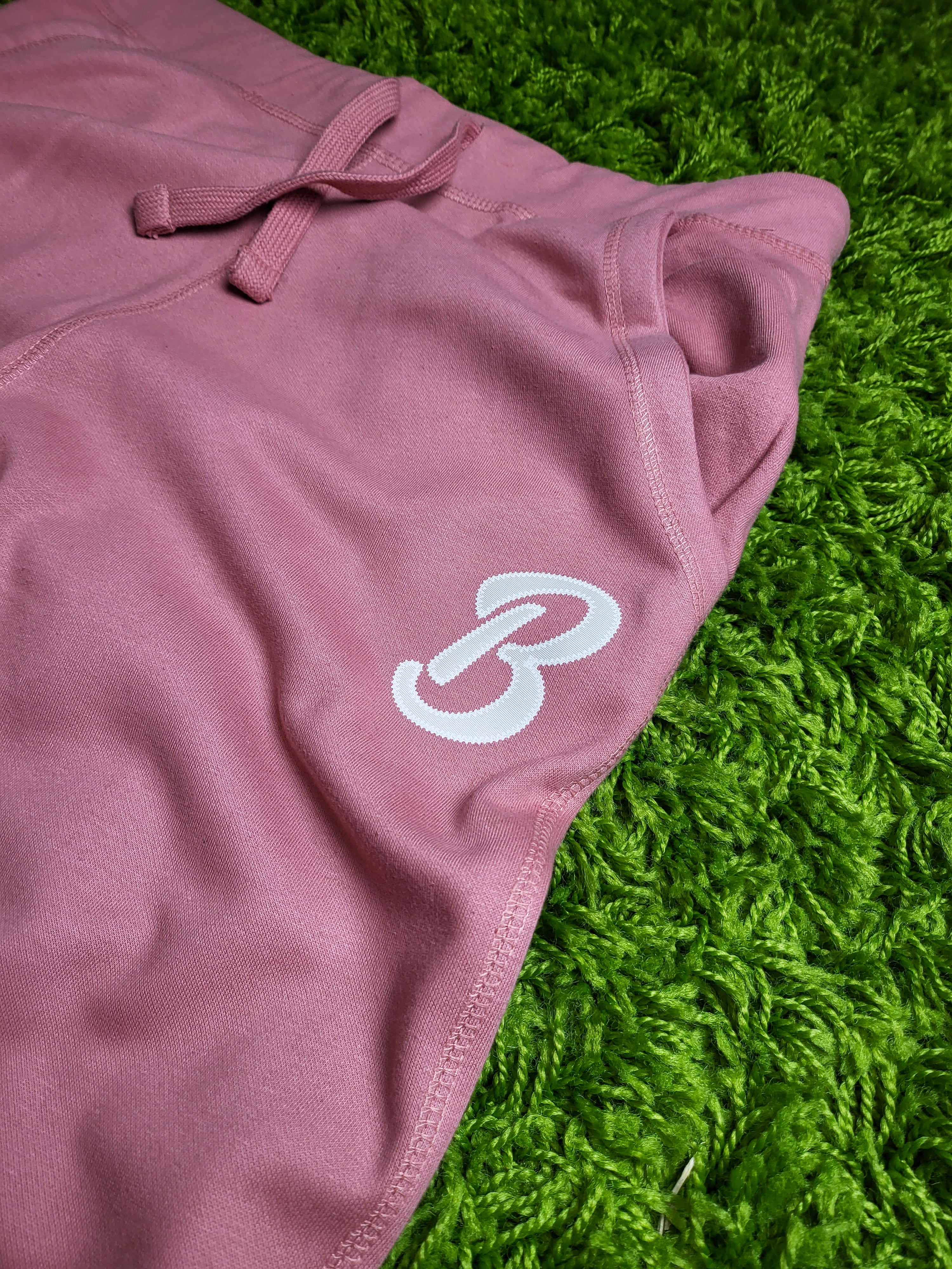 Barely "B" Logo Joggers (Sal/Wht)