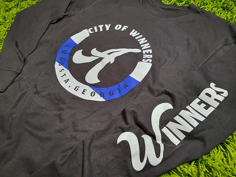 City of Winners Tee "Augusta" (Chr/Blu/Wht) - Barely Ordinary