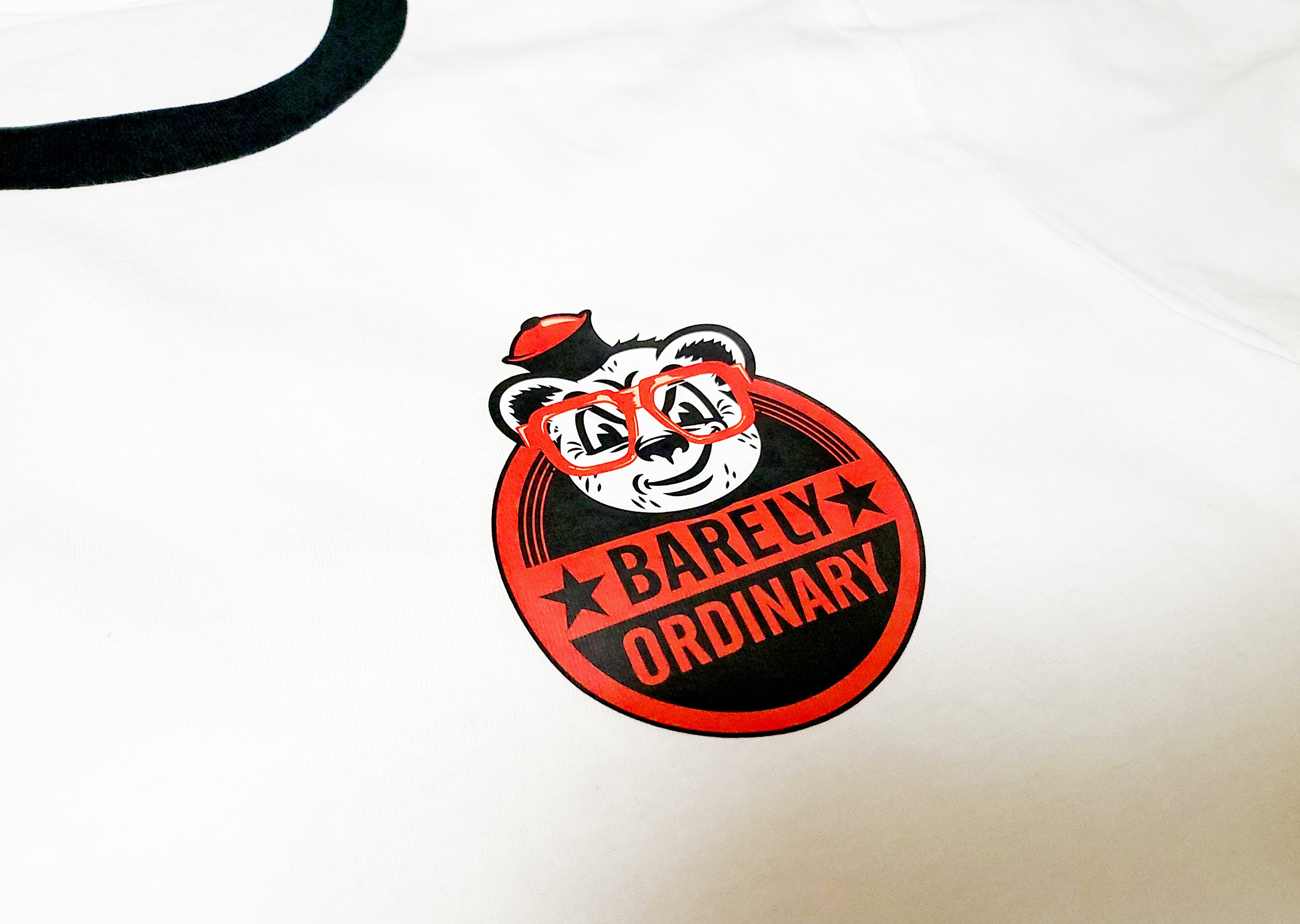 Barely Logo Ringer Tee - Barely Ordinary