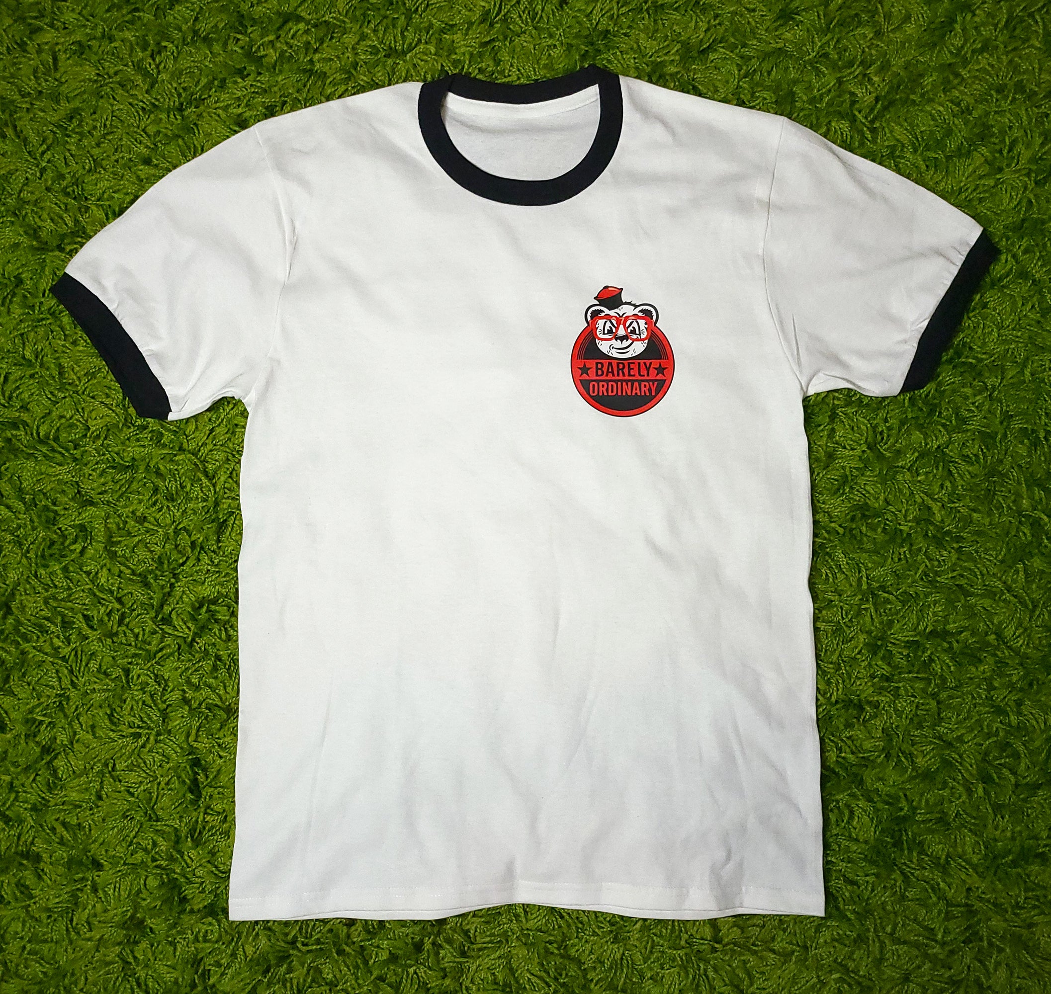 Barely Logo Ringer Tee - Barely Ordinary