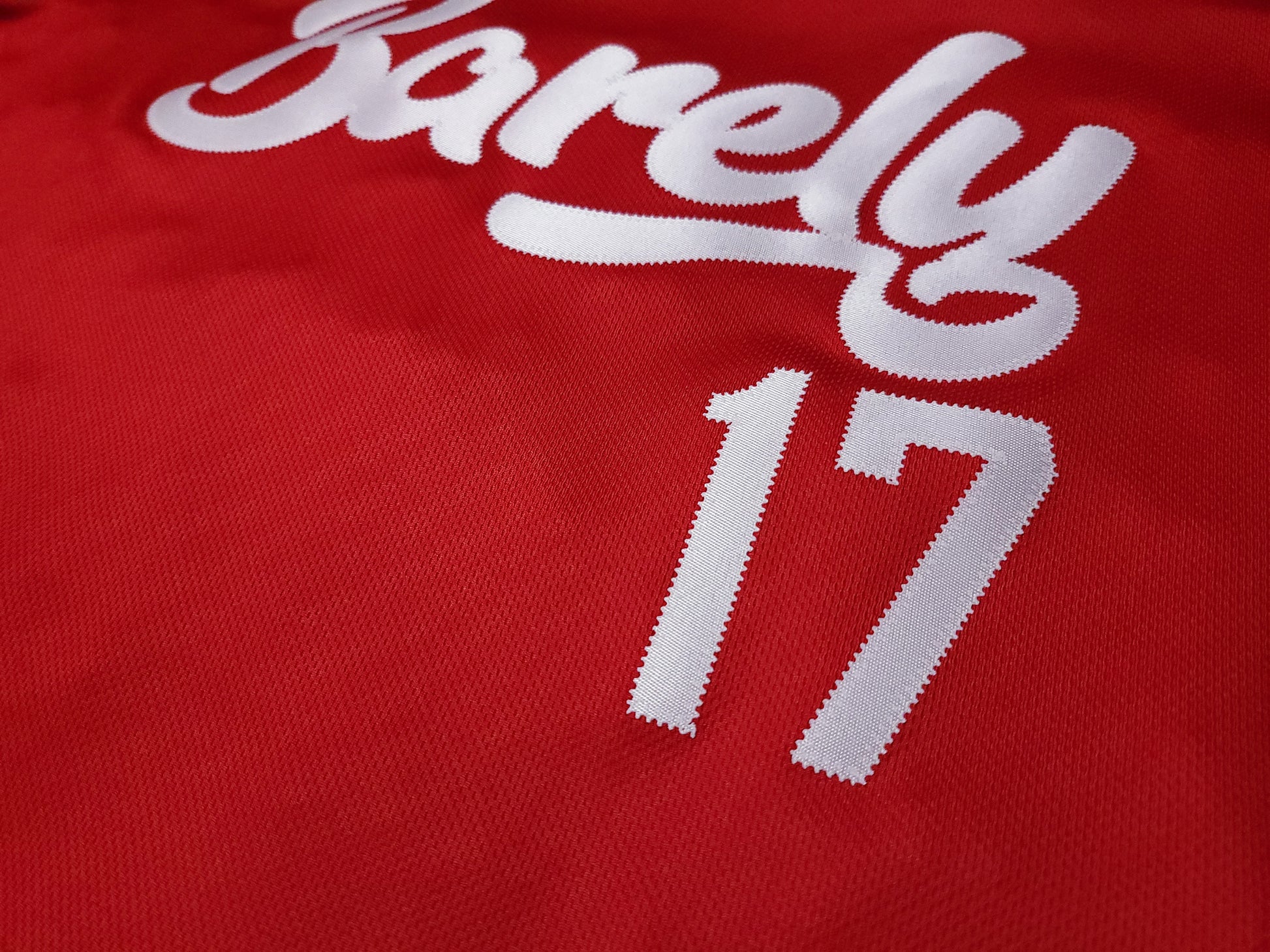 Barely Henley Jersey-(Blk/Red) - Barely Ordinary