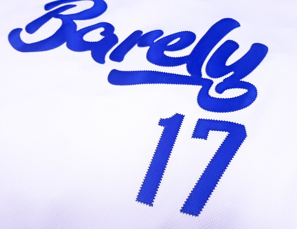 Barely Henley Jersey-(Blu/Wht) - Barely Ordinary