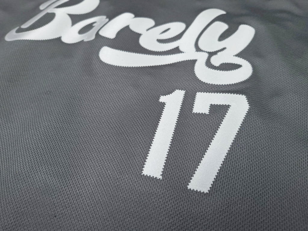 Barely Henley Jersey-(Gry/Wht) - Barely Ordinary