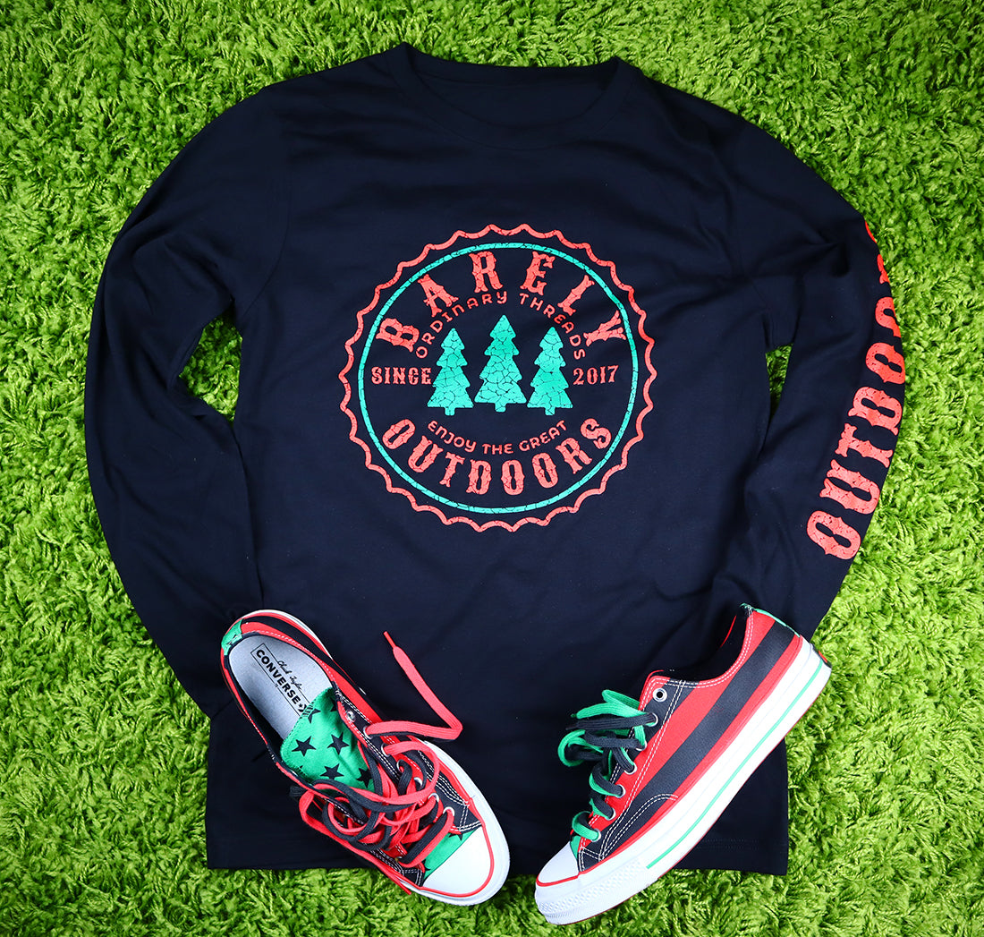 Barely "Outdoors" Long Sleeve Tee - Barely Ordinary