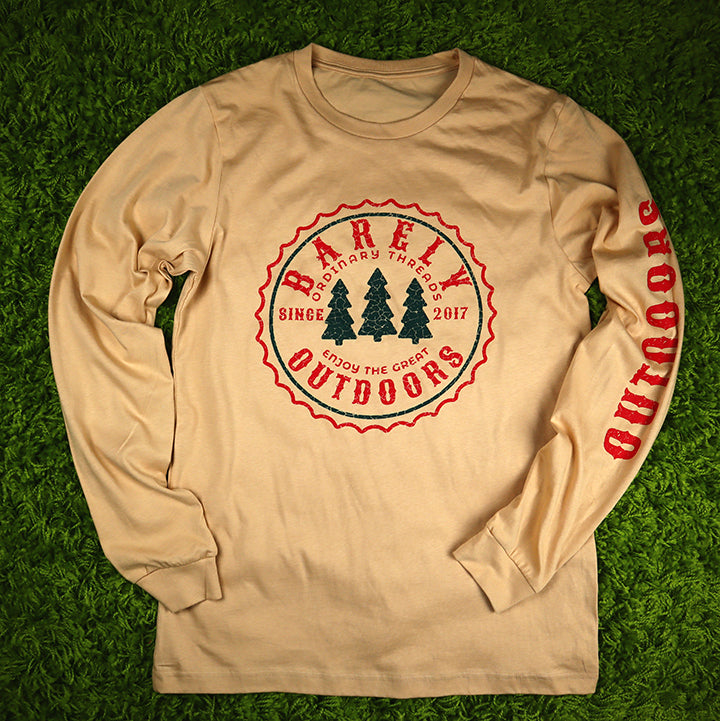 Barely "Outdoors" Long Sleeve Tee - Barely Ordinary