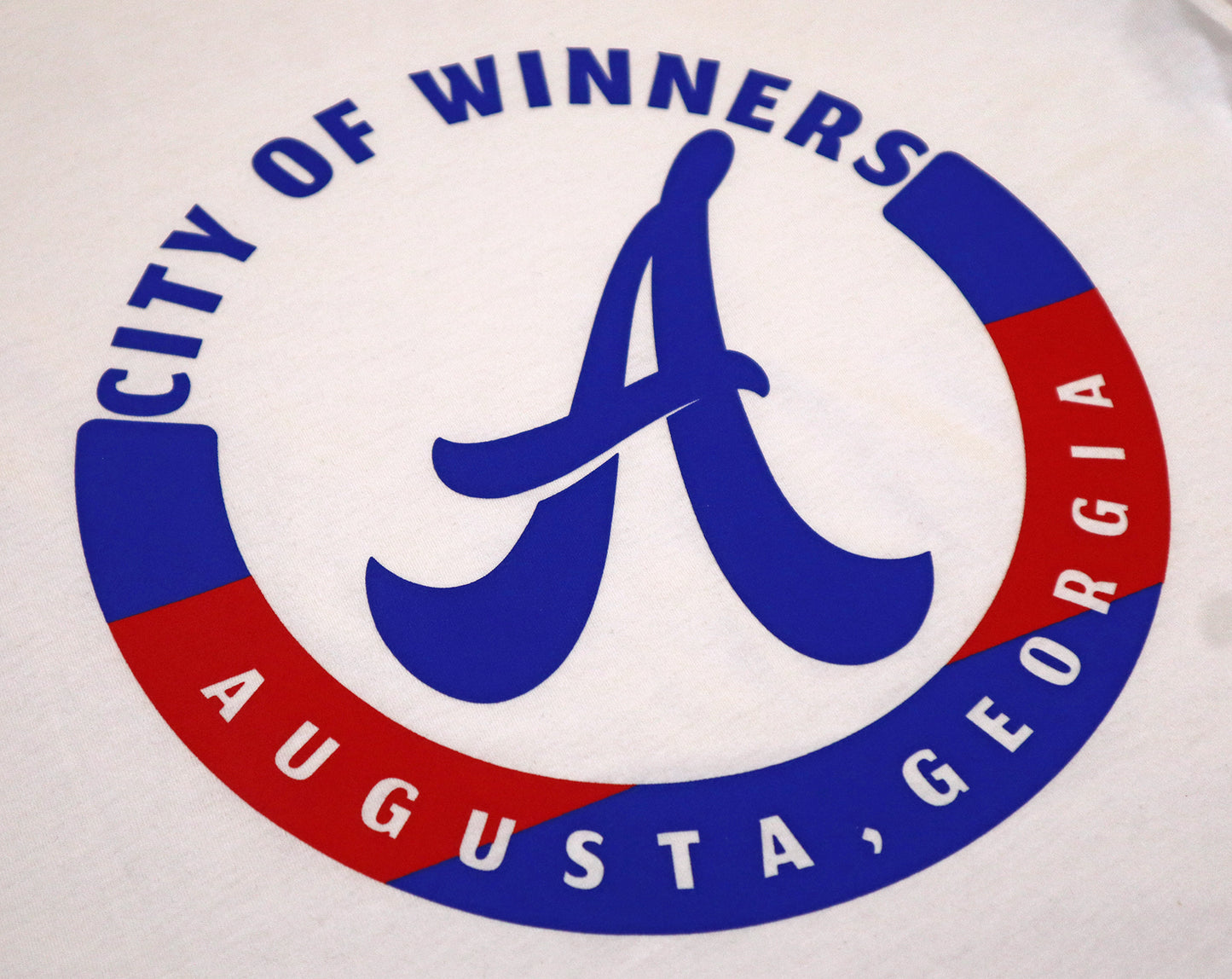 City of Winners Tee "Augusta" (Red/Blu) - Barely Ordinary