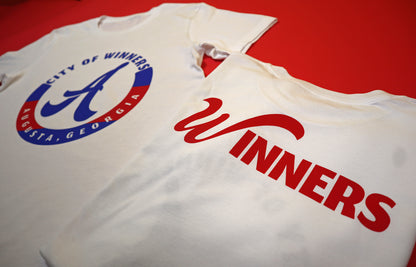 City of Winners Tee "Augusta" (Red/Blu) - Barely Ordinary