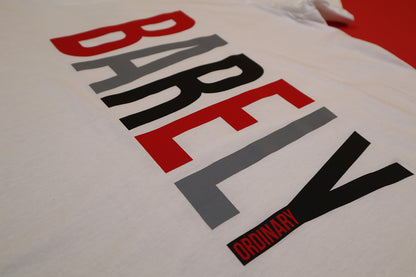 Barely Vertical Logo Tee - Barely Ordinary