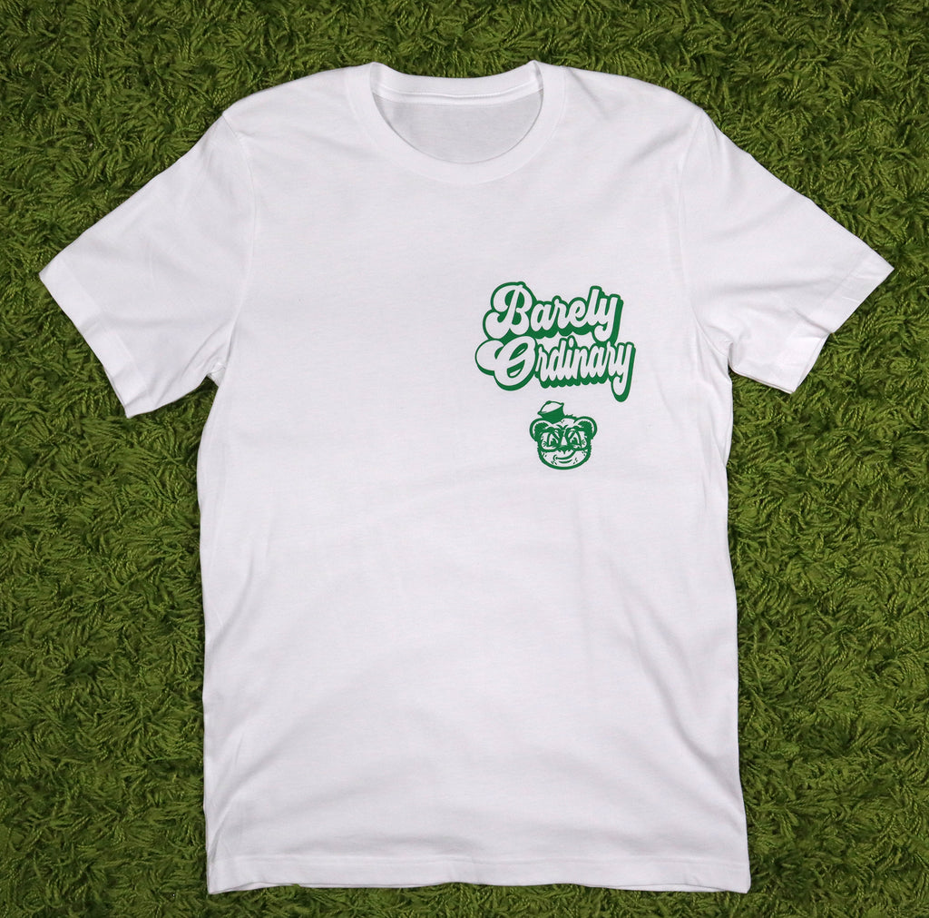 Barely "Name Tag" Tee (Wht/Grn)