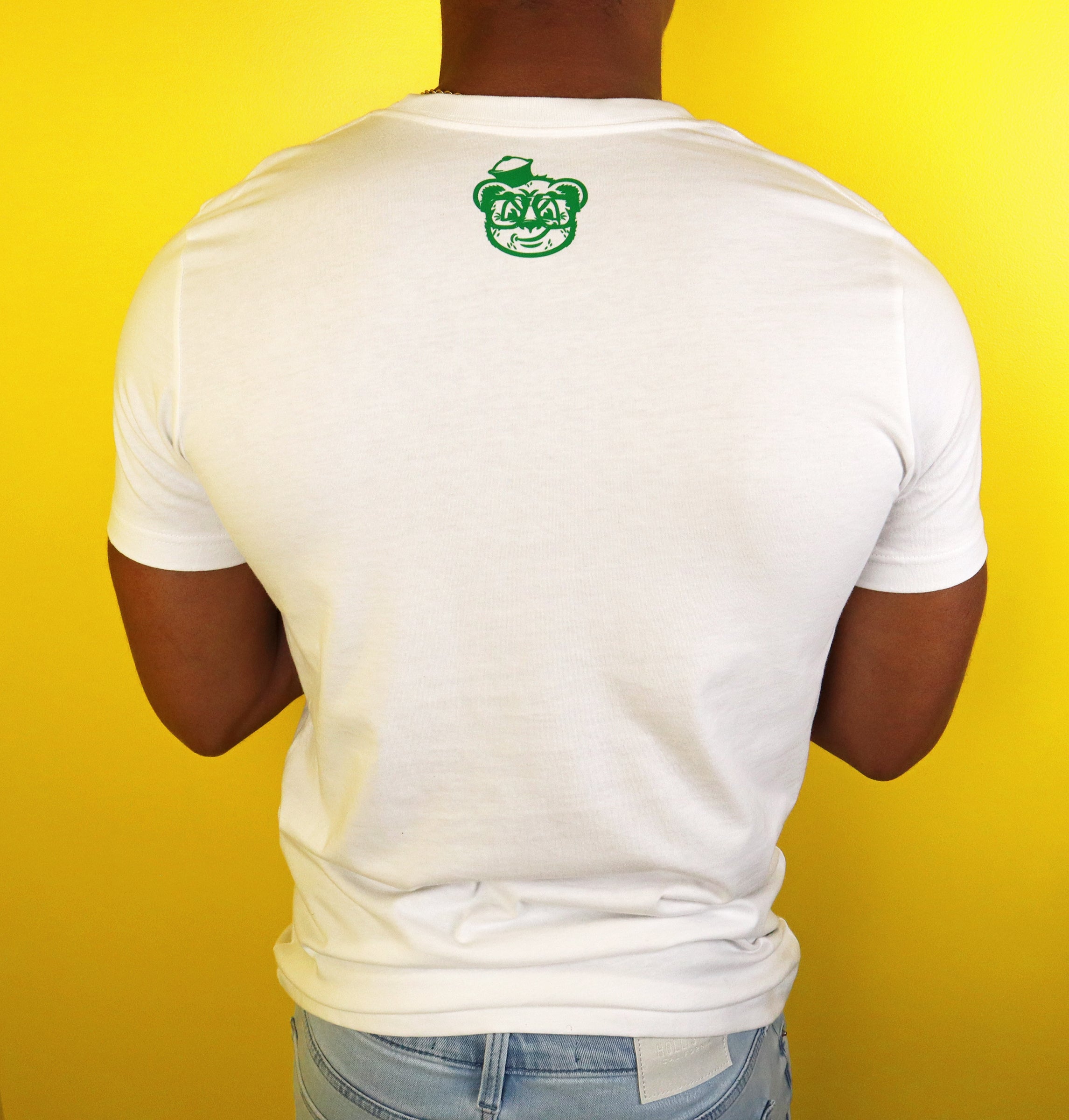 Barely "Postcard" Tee (Wht/Grn)