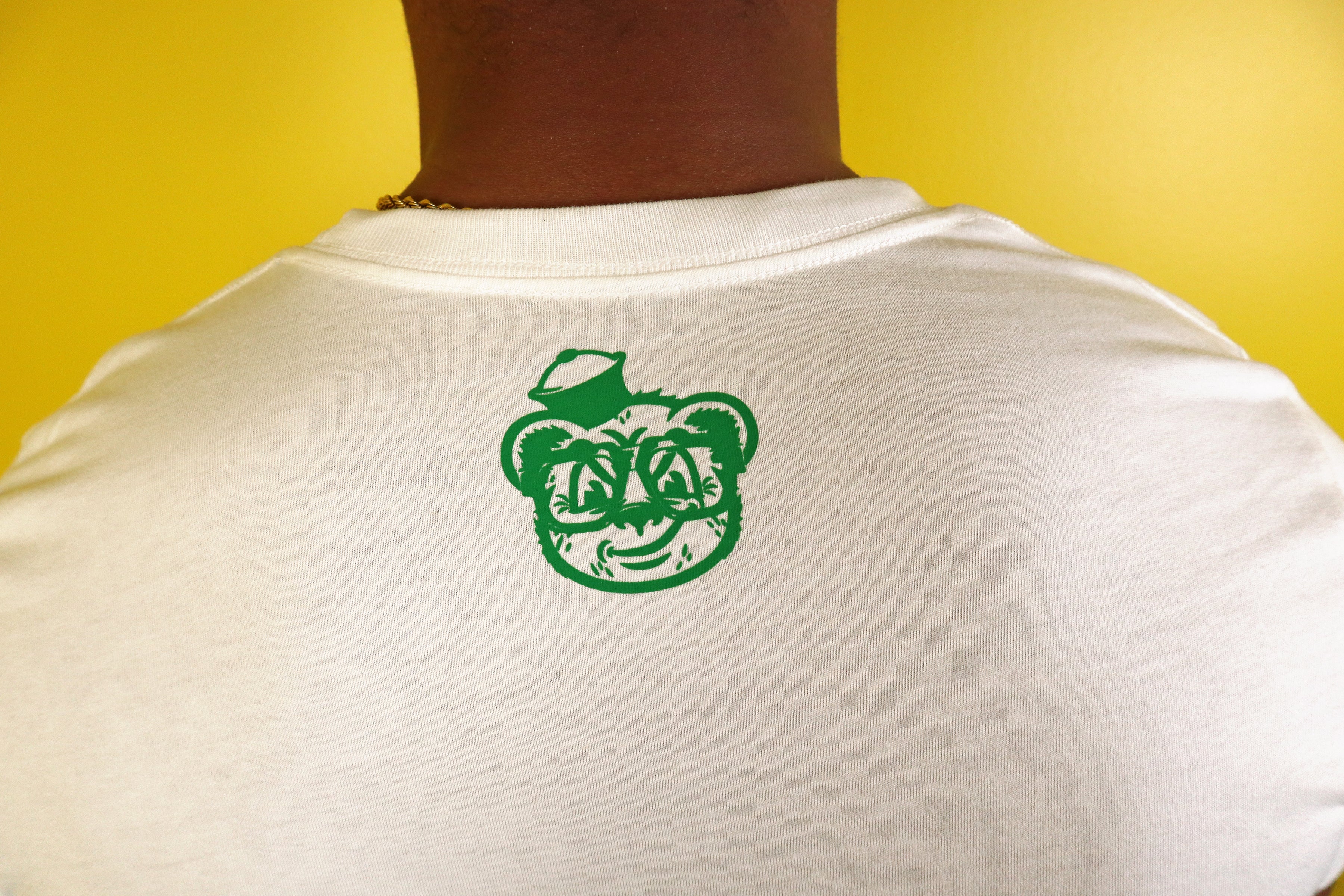 Barely "Postcard" Tee (Wht/Grn)