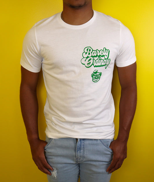 Barely "Name Tag" Tee (Wht/Grn)